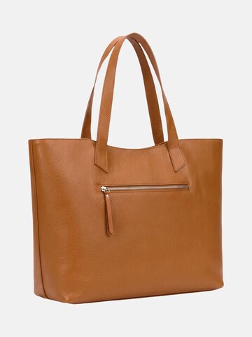Borsa a spalla 'Borsa a Spalla Donna Pelle Genuina Virginia Rhinè 43x31 cm' di Virginia Rhinè in marrone