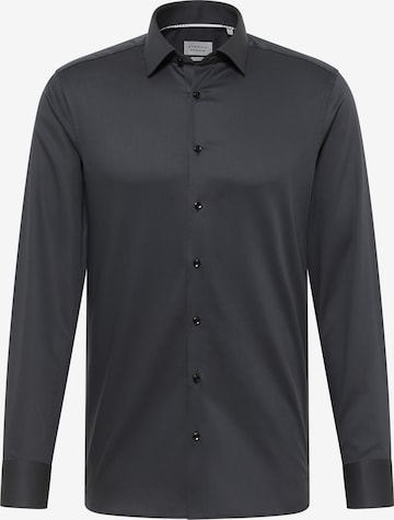 ETERNA Slim fit Zakelijk overhemd in Grijs: voorkant
