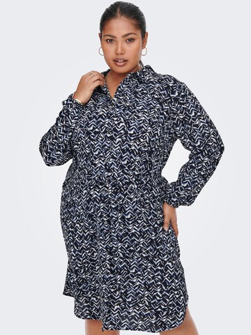 ONLY Carmakoma Shirt Dress 'Luxsof' in Blue: front