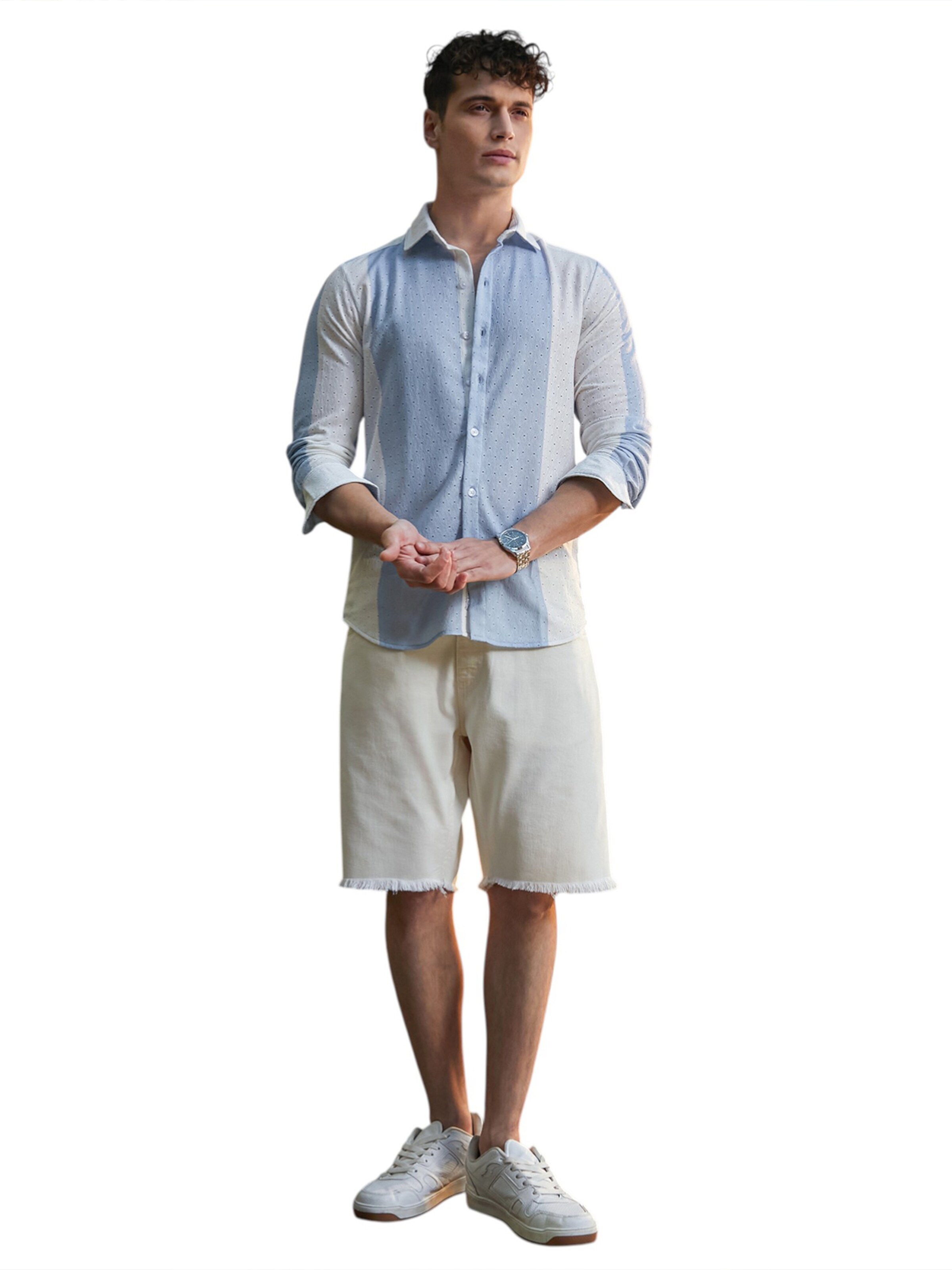 Regular fit Camicia 'Lorelai' di Campus Sutra in blu