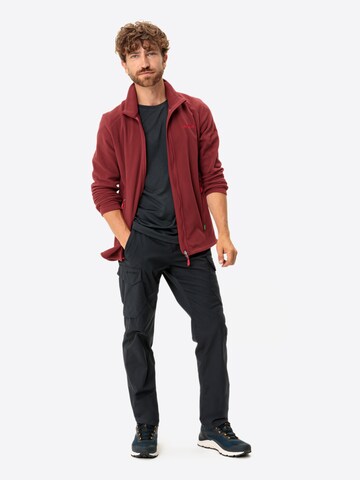 VAUDE Athletic fleece jacket 'Rosemoor' in Red