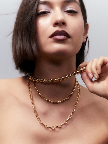 Pull&Bear Halsband i guld: framsida