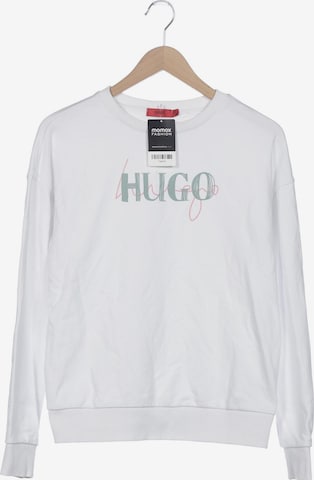 HUGO Sweater L in Weiß: Vorderseite