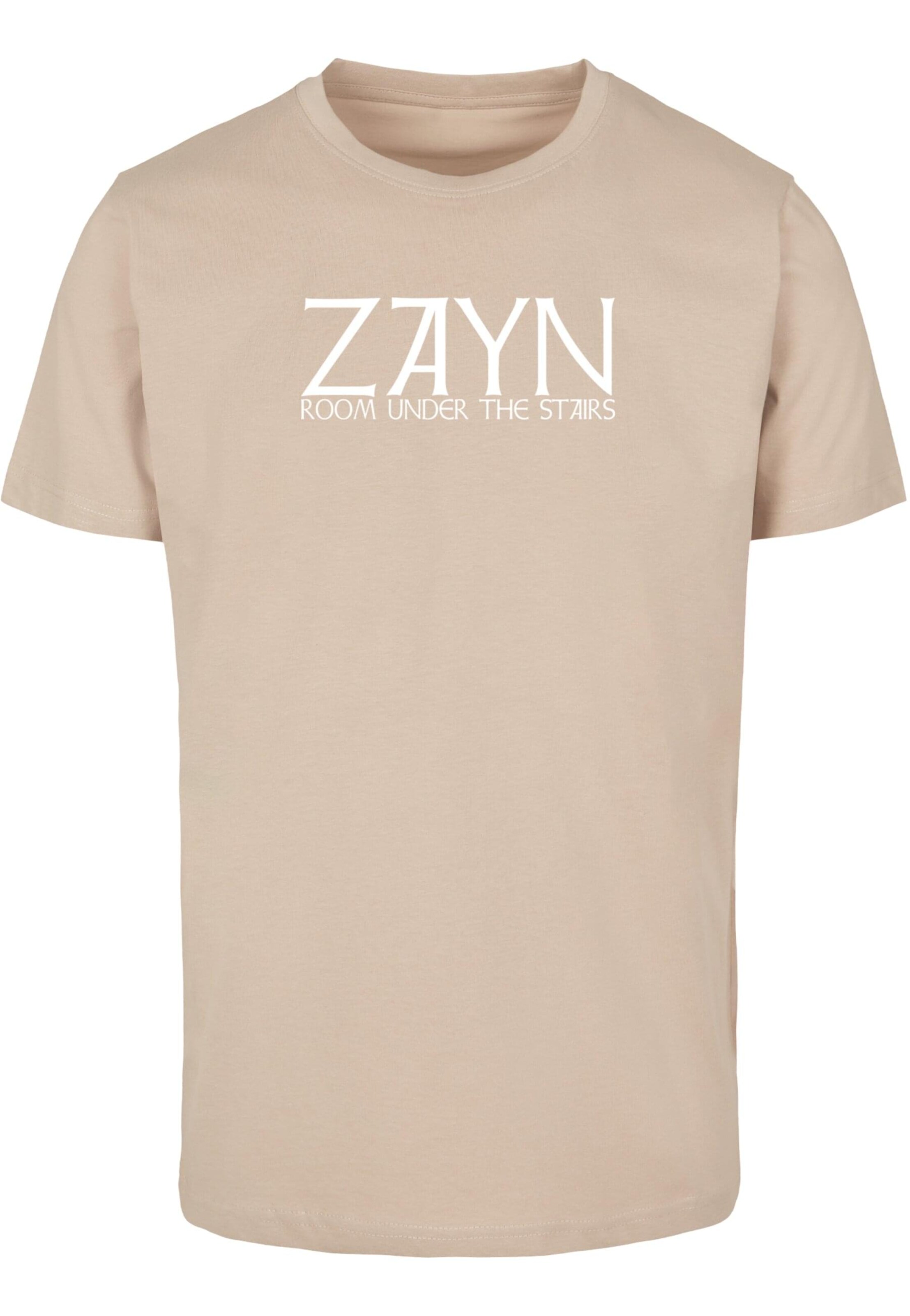 Merchcode Shirt 'Zayn - Indigo' in Beige: voorkant