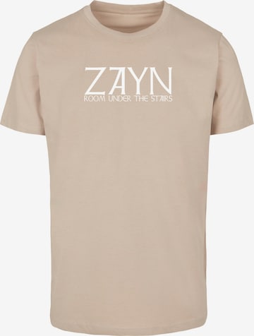 T-Shirt 'Zayn - Indigo' Merchcode en beige : devant