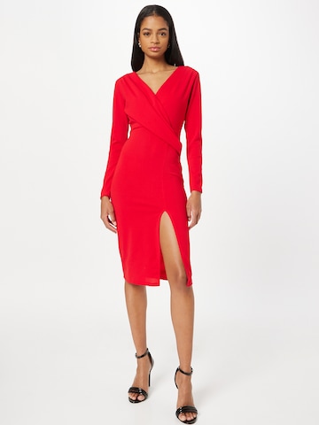 WAL G. Cocktail Dress 'BENNY' in Red: front