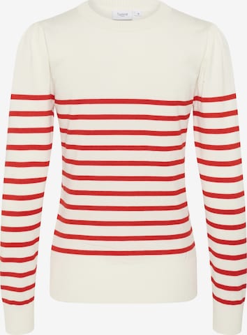 Pull-over SAINT TROPEZ en blanc : devant