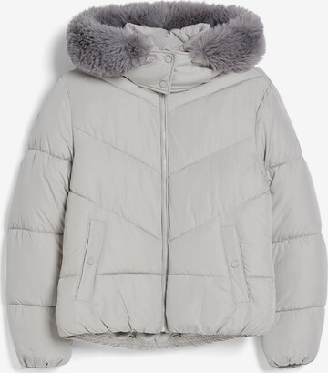 Veste d’hiver Bershka en gris : devant