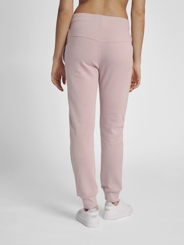 Hummel Tapered Workout Pants in Pink