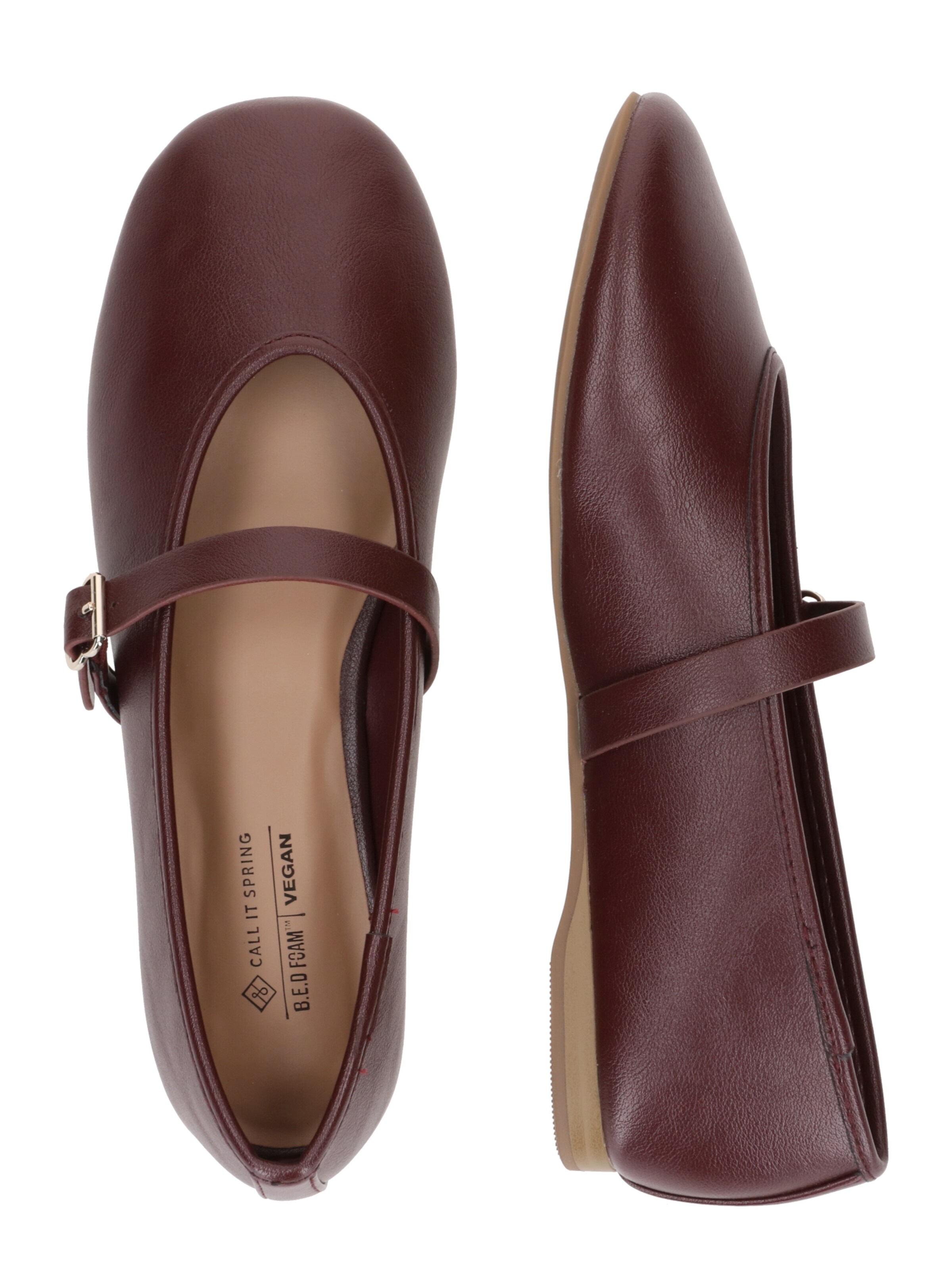 CALL IT SPRING Балерина с каишка 'ELYIAA' в червено