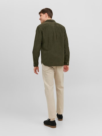 JACK & JONES Regular fit Button Up Shirt 'Kendrick' in Green