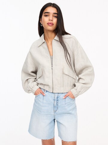 Veste mi-saison Pull&Bear en beige : devant
