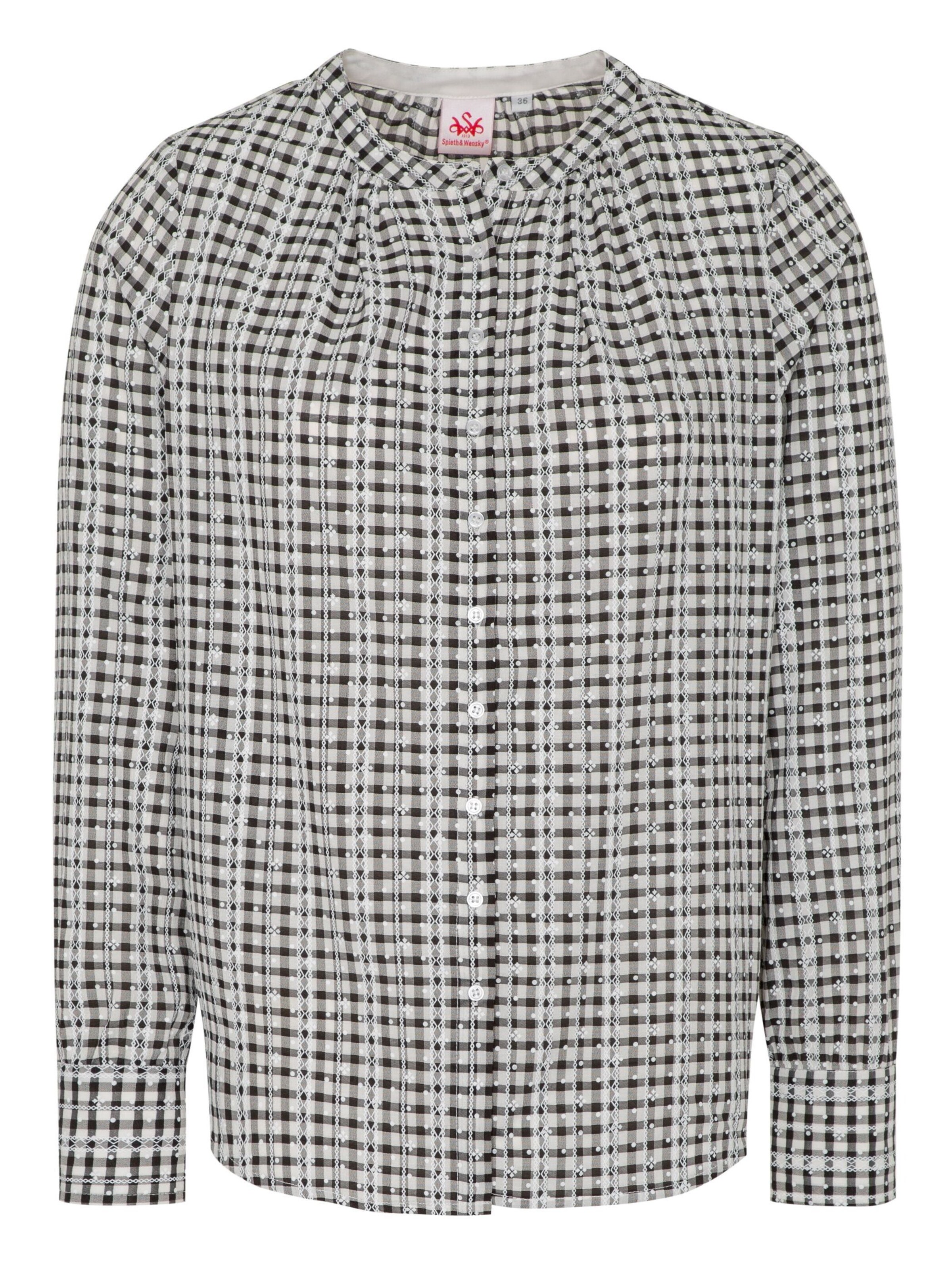 SPIETH & WENSKY Bluse 'Angela' in Beige: Vorderseite