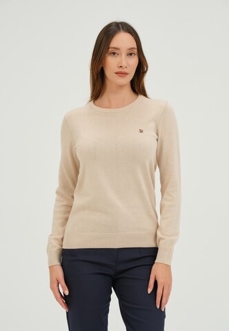 Giorgio di Mare Pullover in Beige: predná strana