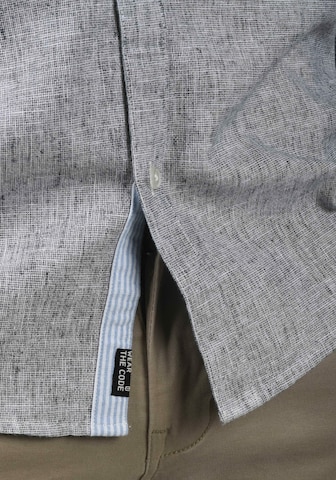 INDICODE JEANS Regular fit Overhemd 'Luan' in Grijs