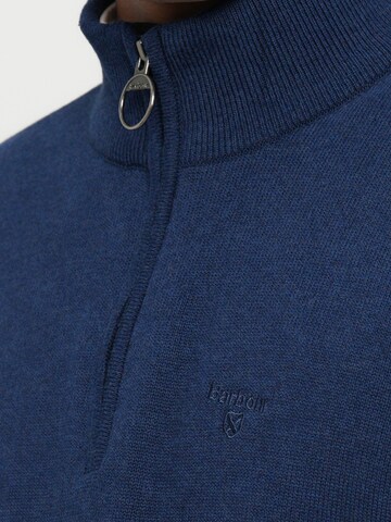 Barbour Pullover in Blau