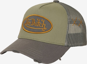 Cappello da baseball di Von Dutch in grigio: frontale