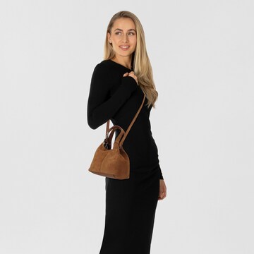 Borsa a spalla 'C-Easy' di Coccinelle in marrone: frontale
