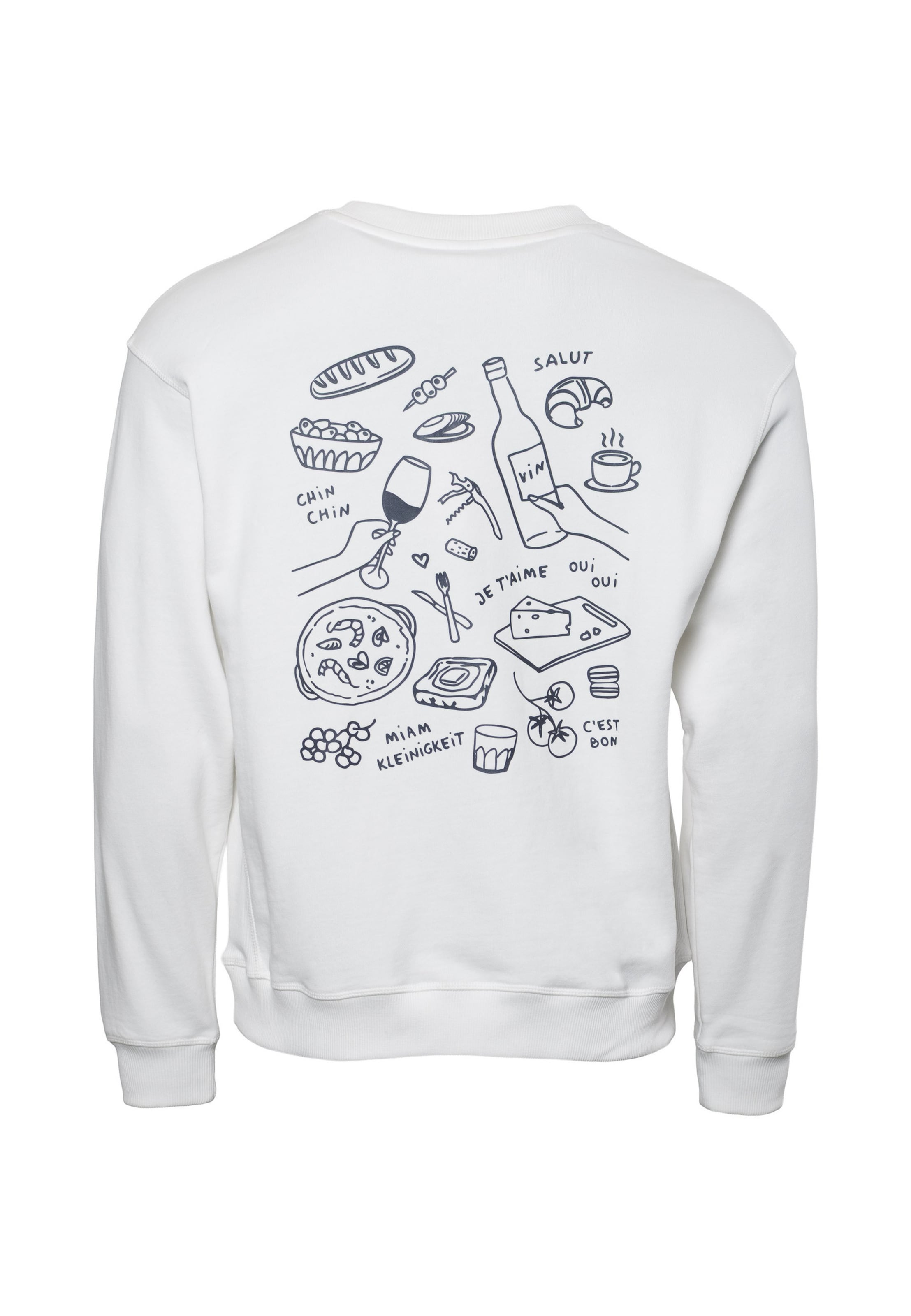 Kleinigkeit Sweatshirt 'Rendezvous' in Wit
