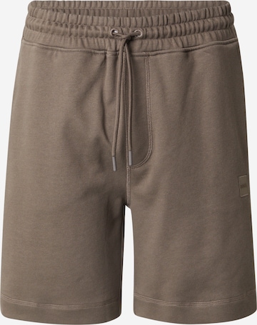 Pantalon 'Sewalk' BOSS en marron : devant