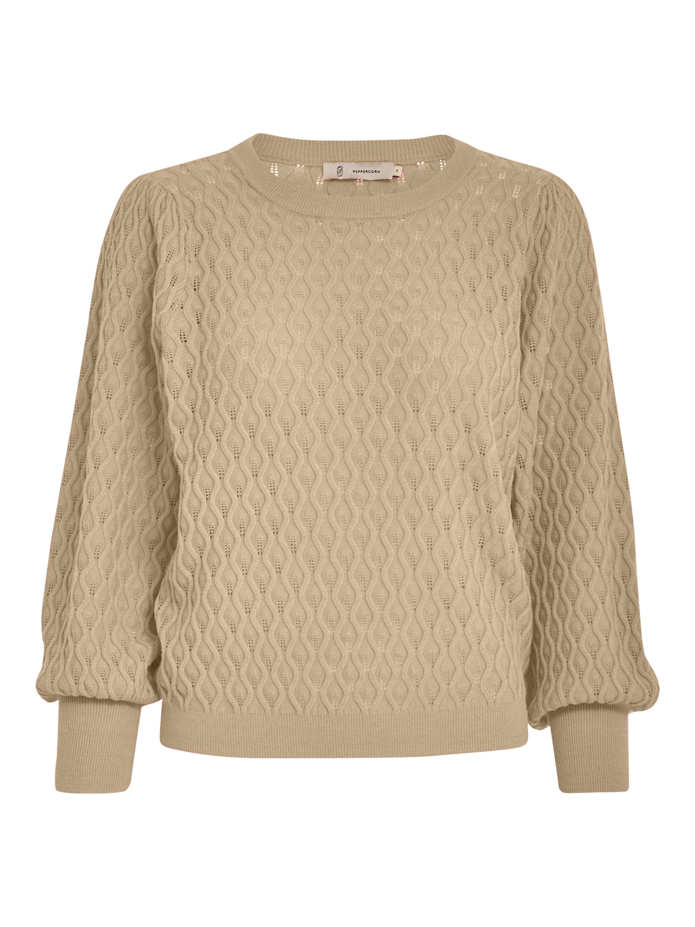 Haut 'Rosalia' Peppercorn en beige : devant