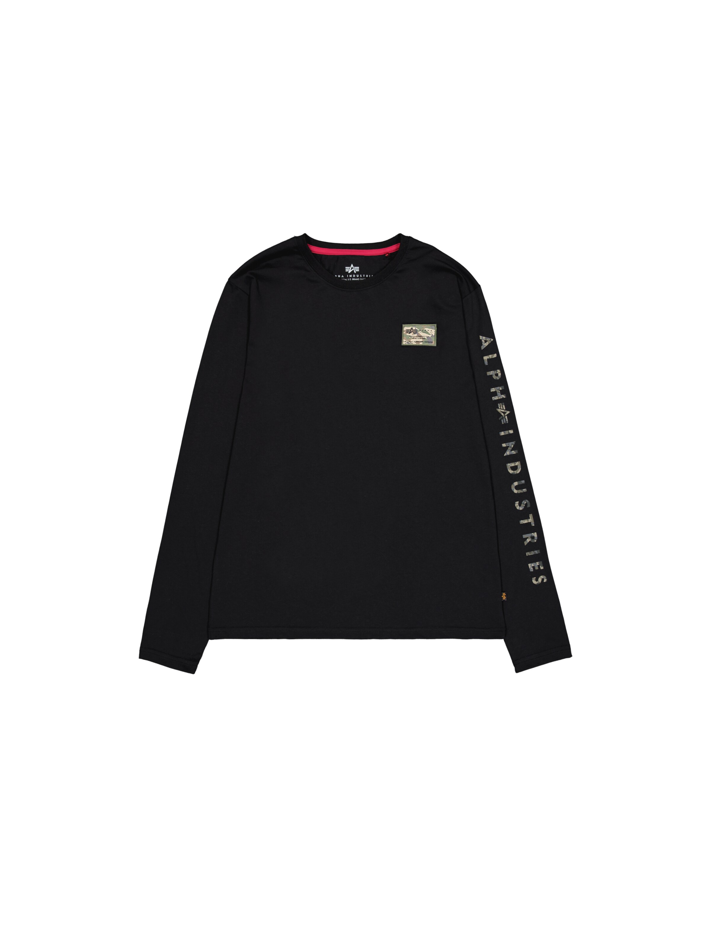 ALPHA INDUSTRIES Shirt in Schwarz: Vorderseite