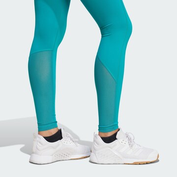 ADIDAS PERFORMANCE Skinny Sports trousers 'Stash' in Green