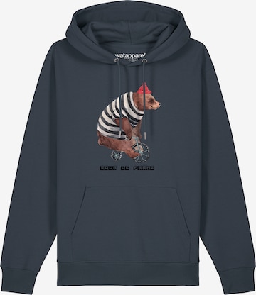 Watapparel Sweatshirt ' Tour de Franz ' in Grau: Vorderseite