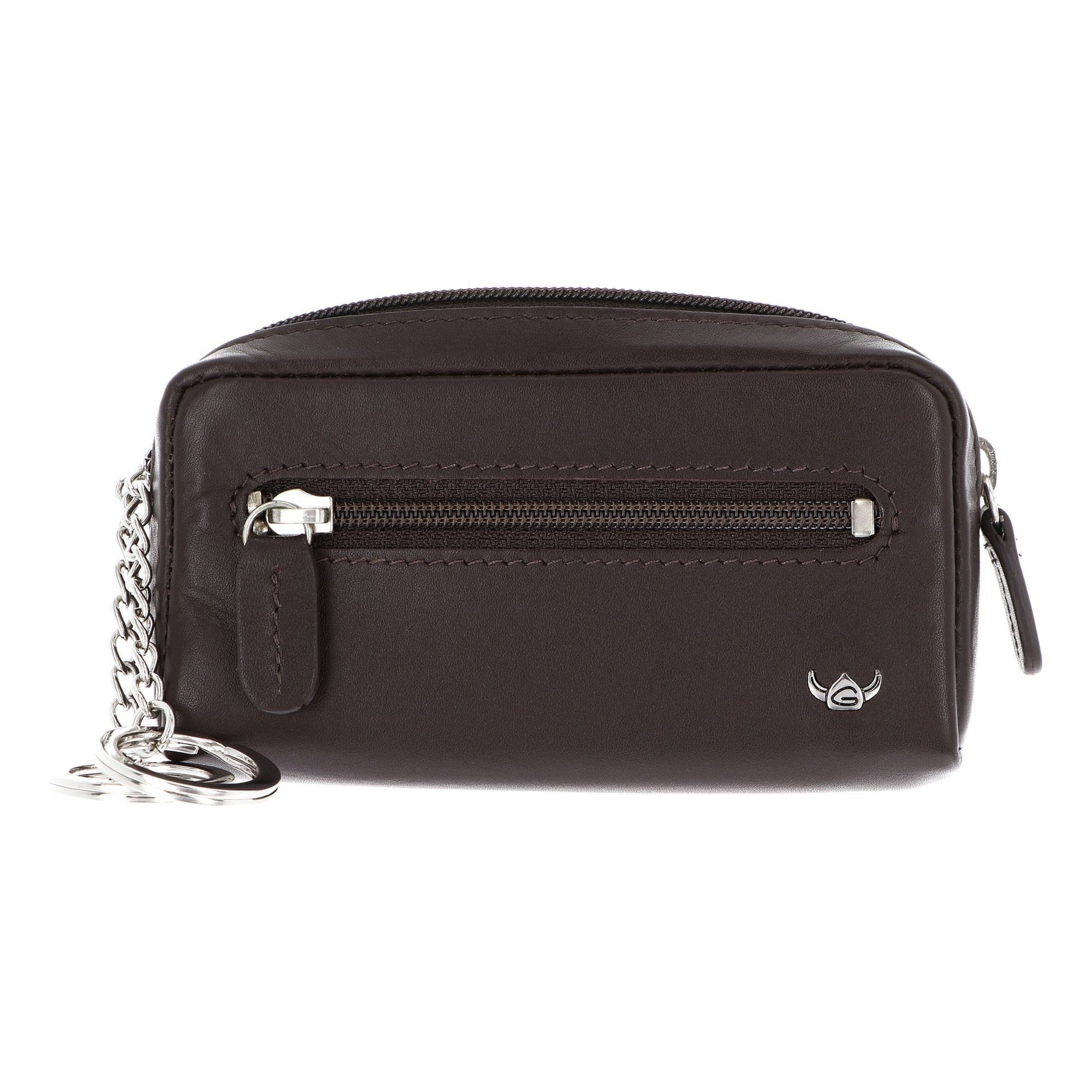 GOLDEN HEAD Etui 'Polo' in Braun: Vorderseite