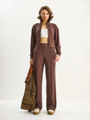 Bianco Lucci Domácí oblečení 'Zweiteiliges Set' – hnědá