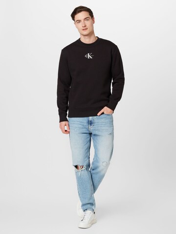 Calvin Klein Jeans Mikina - Čierna