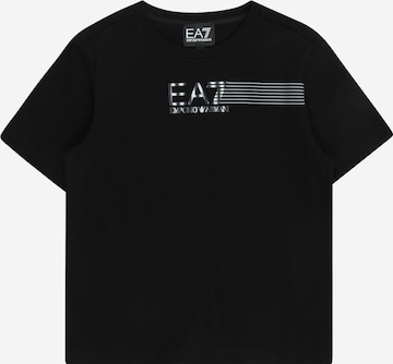 EA7 Emporio Armani T-Shirt in Schwarz: predná strana