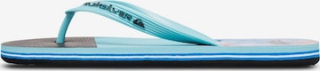 Tongs 'Molokai Stripe 25' QUIKSILVER en bleu : devant