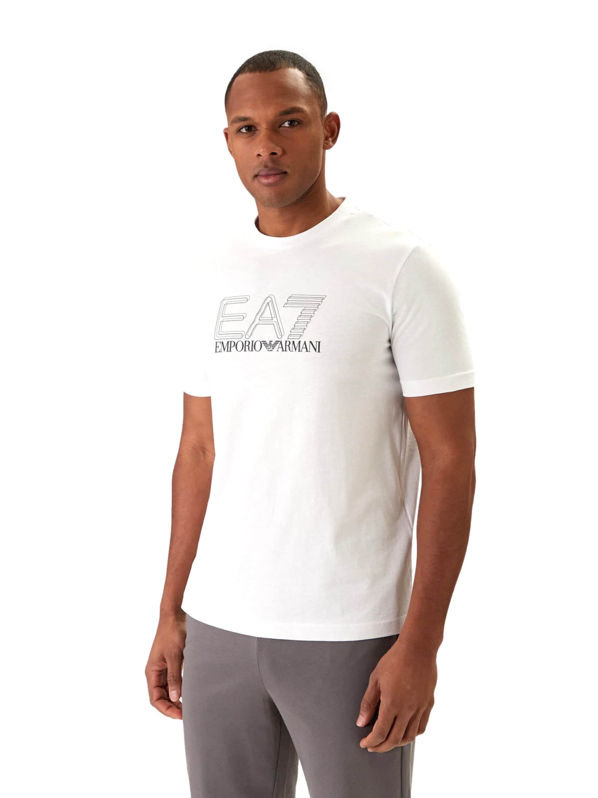 EA7 Emporio Armani Bluser & t-shirts i hvid: forside