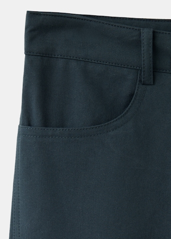 Barrel Pantaloni 'CANBERRA' de la MANGO pe albastru