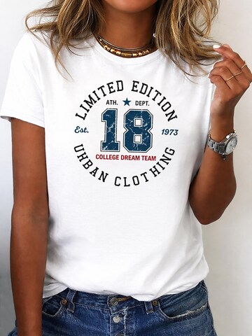 RMK Shirt 'College 18' in White