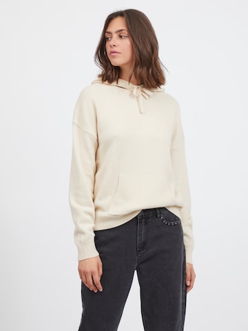 VILA Sweater 'Mesina' in Beige: front