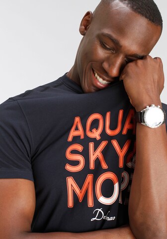 DELMAO T-Shirt in Blau