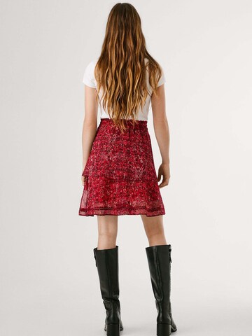 Gonna 'Mariona' di Pepe Jeans in rosso
