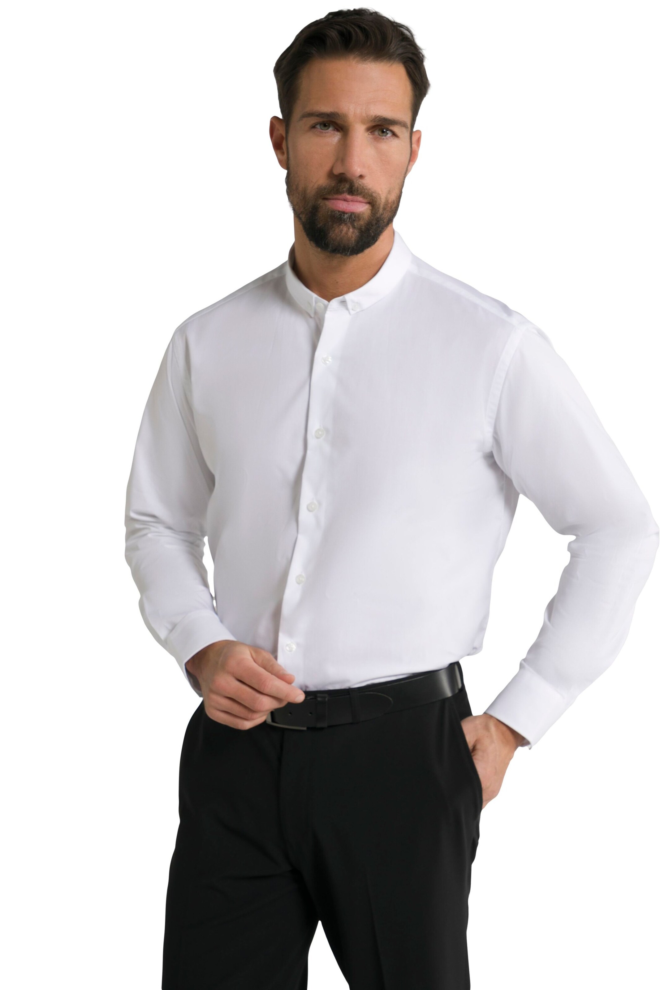 Fit confort Chemise JP1880 en blanc : devant