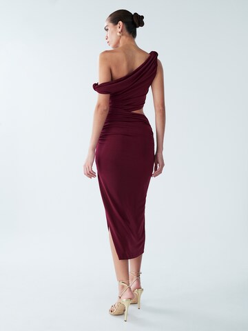 BWLDR Dress 'Maree' in Red: back
