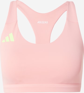 Soutien-gorge de sport 'Adizero Essentials Run' ADIDAS PERFORMANCE en rose : devant