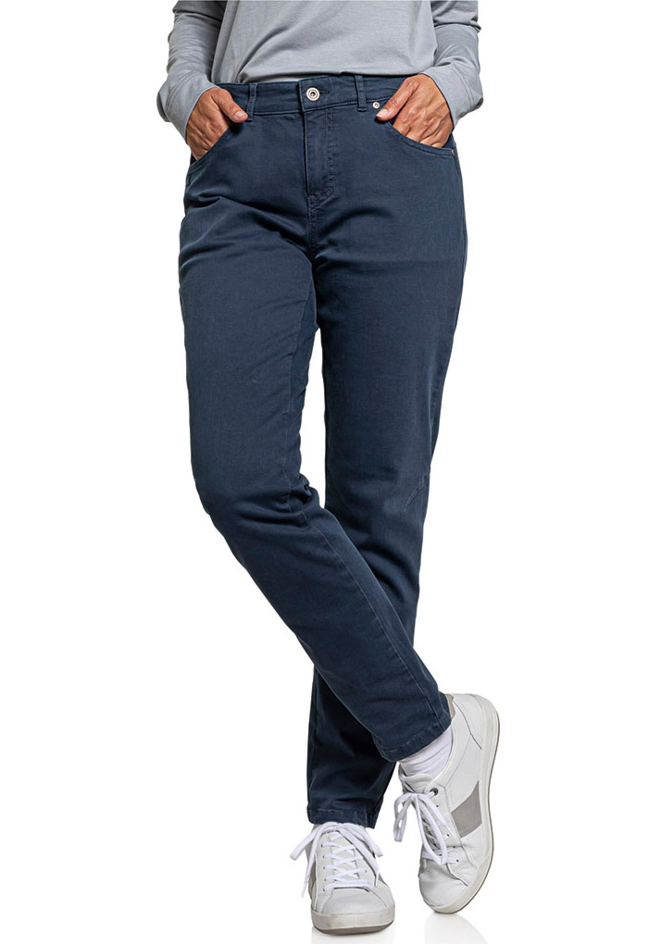 Schöffel - Regular Calças outdoor 'Bangalore' em azul: frente