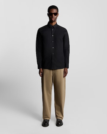 Lyle & Scott Regular fit Overhemd in Zwart