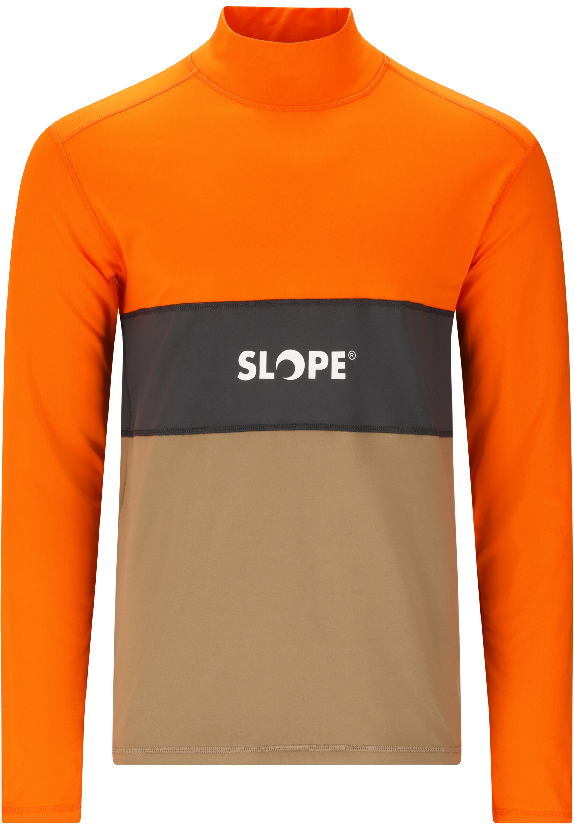 SLOPE Midlayer 'Norvyn' in Orange: Vorderseite