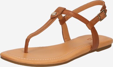 UGG T-Bar Sandals 'Madeena' in Brown: front
