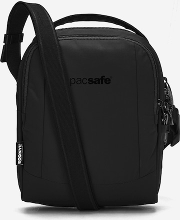 Borsa a tracolla di Pacsafe in nero: frontale