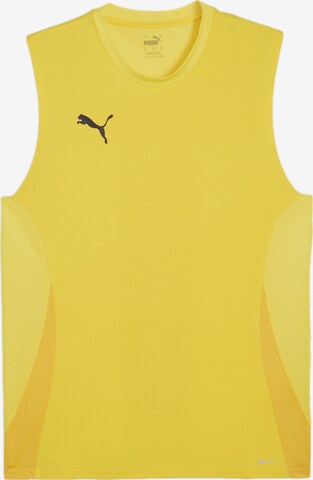 PUMA Performance Shirt in Yellow: front