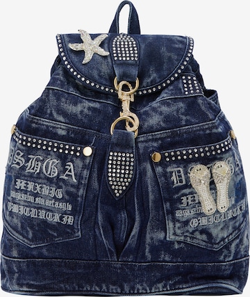 Zaino 'Rocks' di myMo ROCKS in blu: frontale