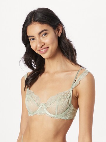 Hunkemöller Bralette Bra 'Meghan' in Green: front